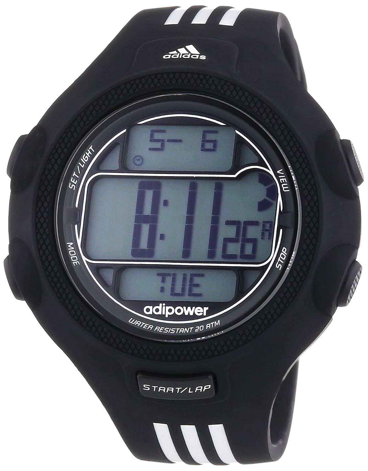 adidas adp3120男式 adipower alarm 计时腕表